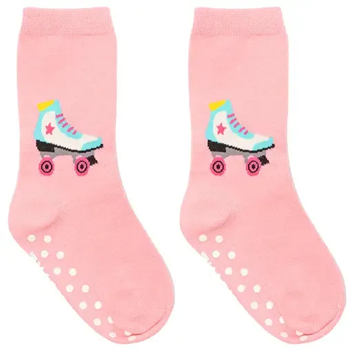Vamp Skate Shoe Size 11 3D Packaged Crew Socks - Roller Skate - Pink