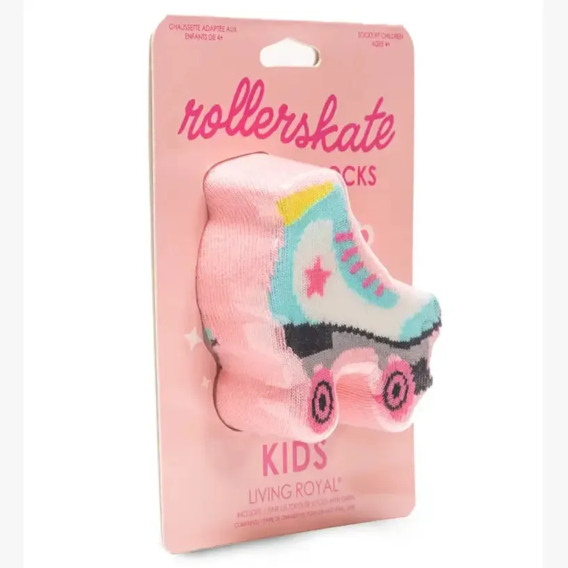 Numeric 808 Skate Shoes 3D Packaged Crew Socks - Roller Skate - Pink