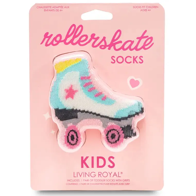 3D Packaged Crew Socks - Roller Skate - Pink Make Your Own Skate