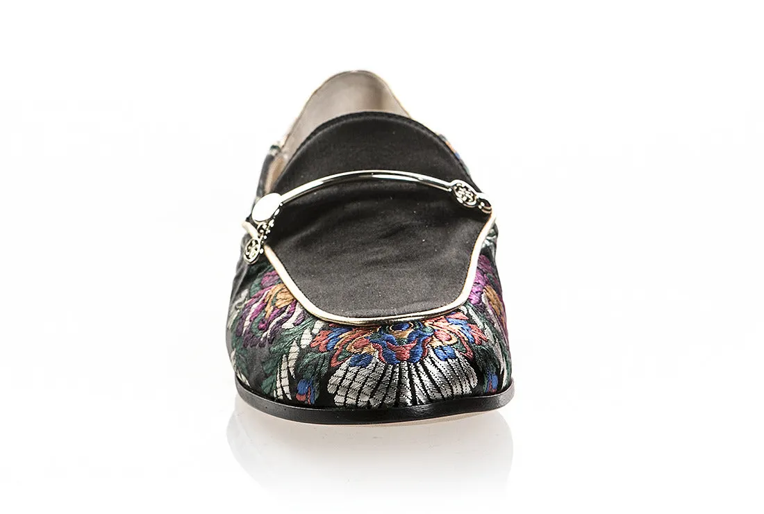 6517 Fabi Shoes / Black Flat Shoes For Work