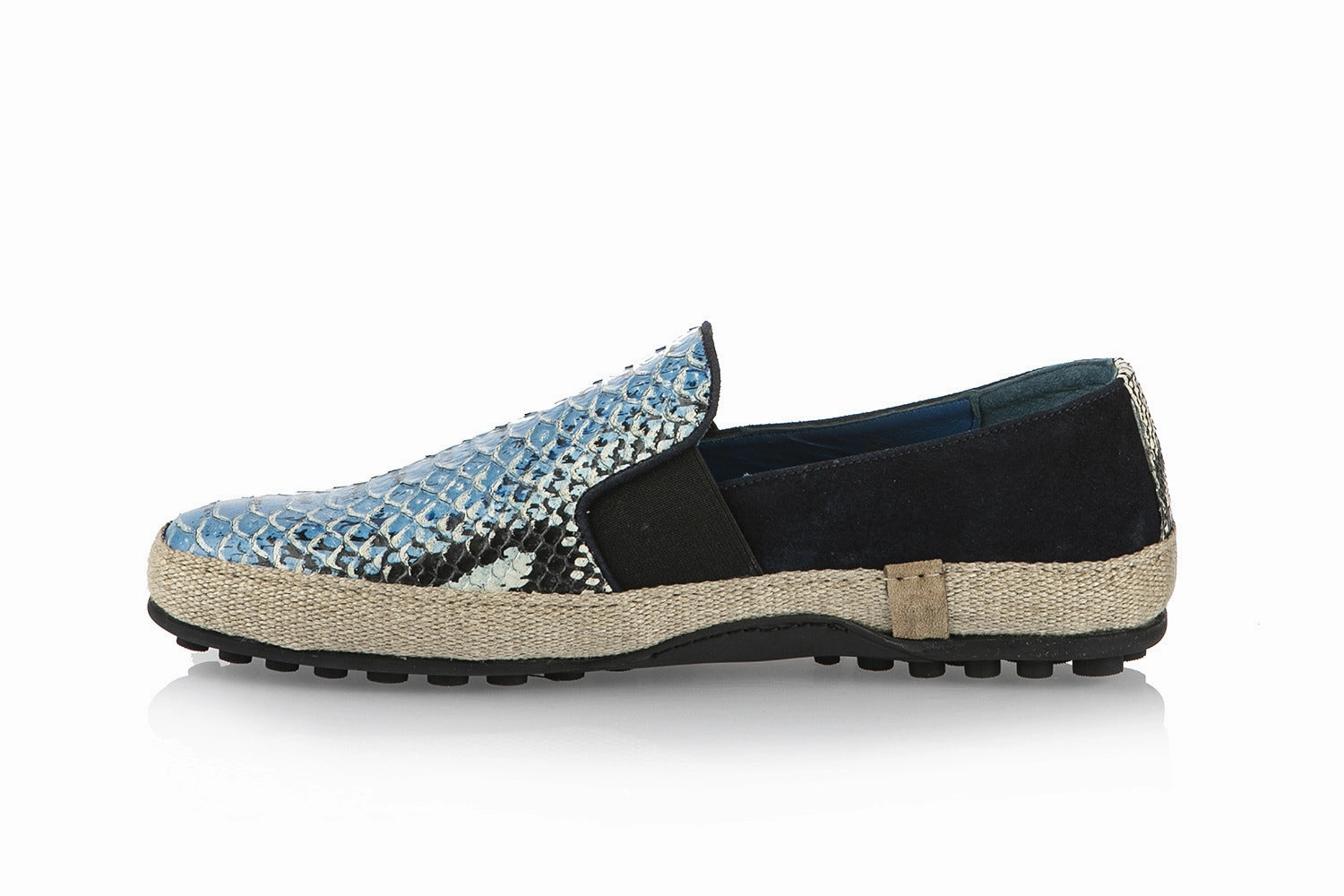 6908 Roberto Botticelli Espadrilles / Blue Best Espadrilles For Wide Feet