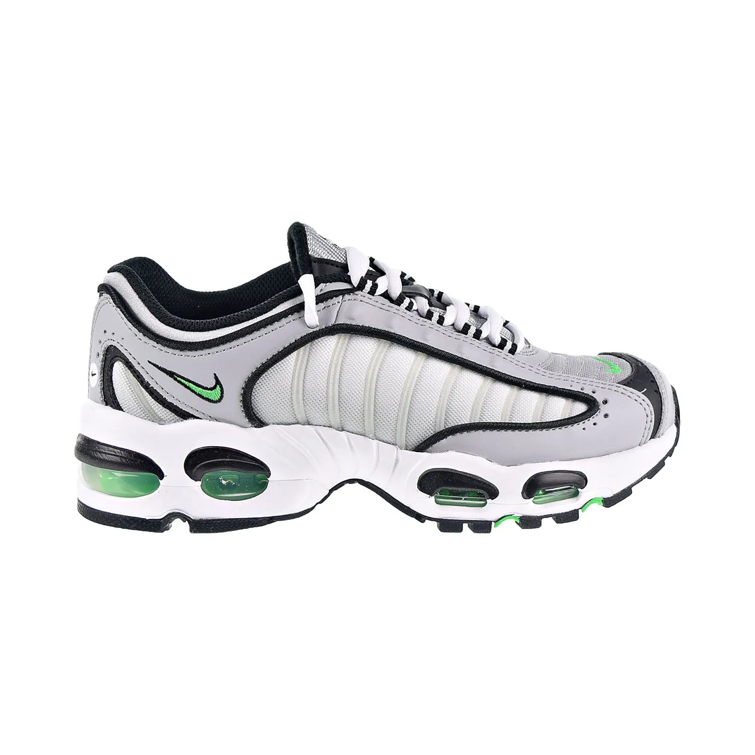 Zoom Vomero Running Shoes Nike Air Max Tailwind IV Big Kids' Shoes Wolf Grey-White-Black-Green Spark