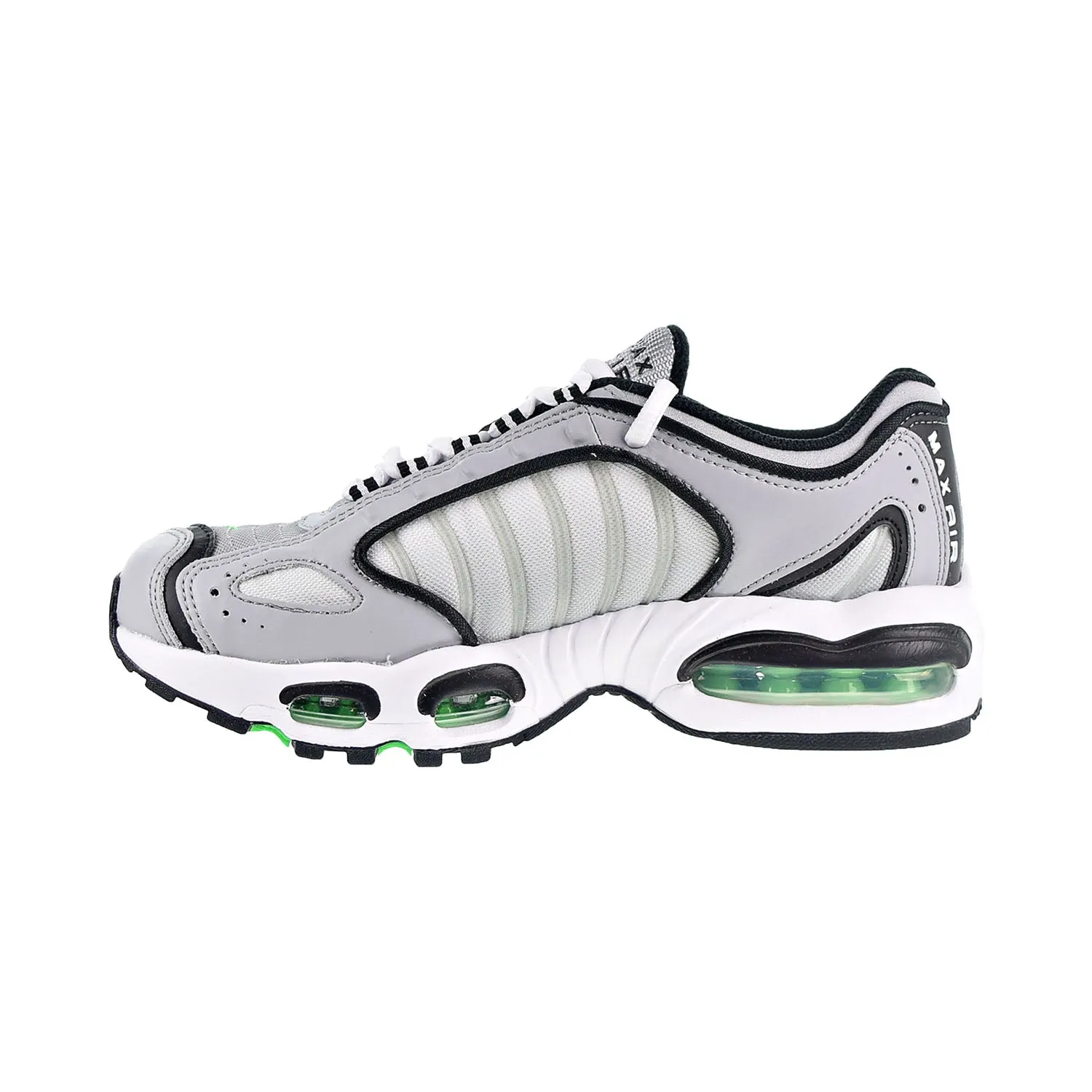 Nike Air Max Tailwind IV Big Kids' Shoes Wolf Grey-White-Black-Green Spark Hey Dude Running Shoes