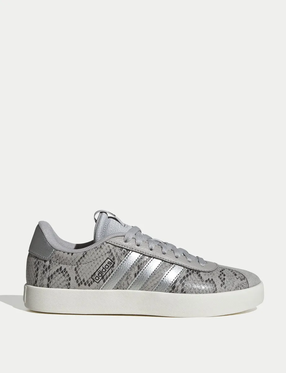 VL Court 3.0 Shoes - Grey Two/Silver Metallic/Off White Adidas Energy Boost Shoes