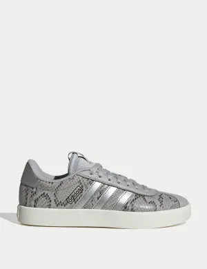 VL Court 3.0 Shoes - Grey Two/Silver Metallic/Off White Latest Adidas Basketball Shoes