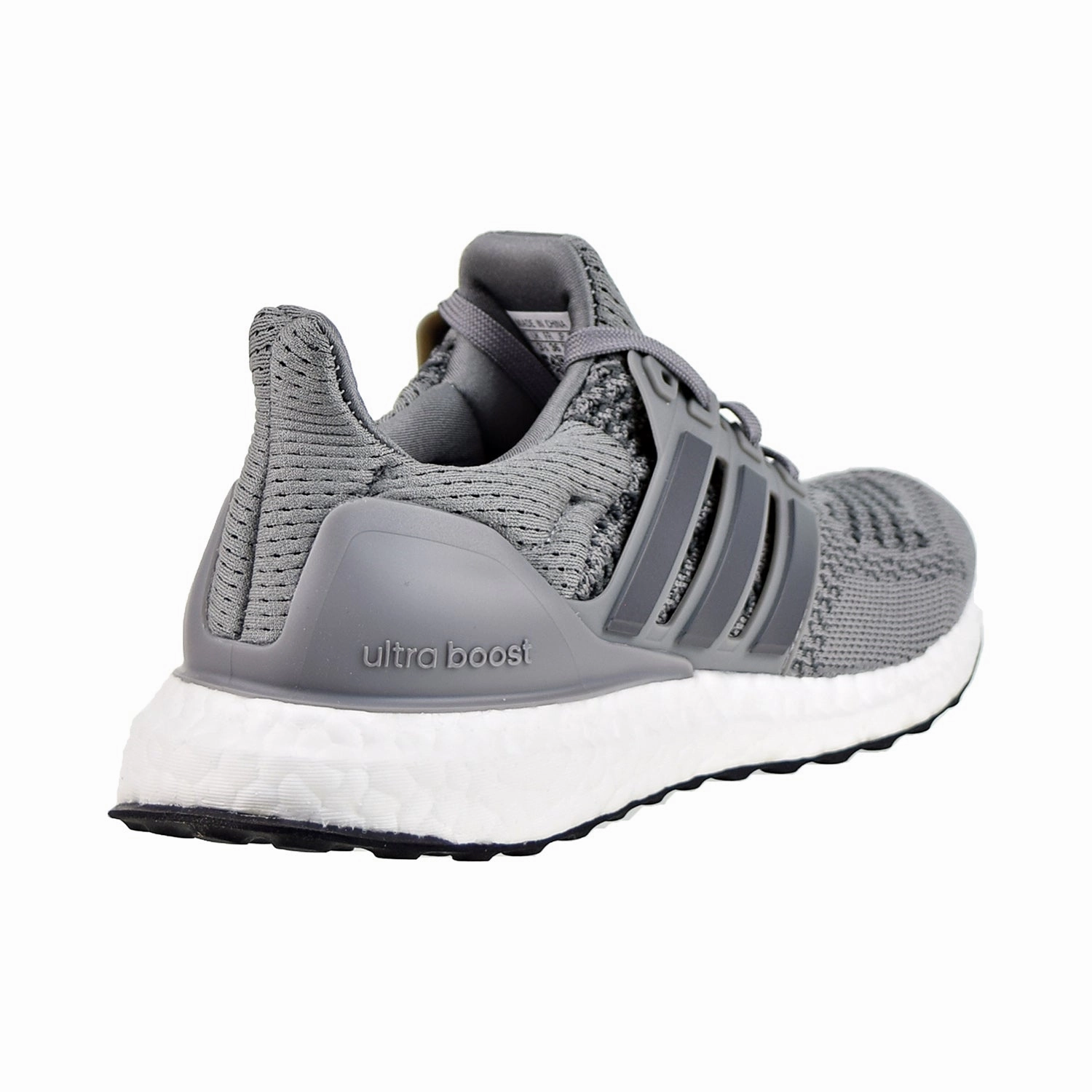 Adidas Ultraboost 1.0 Big Kids Shoes Grey Five-Core Black Adidas Foot Shaped Shoes