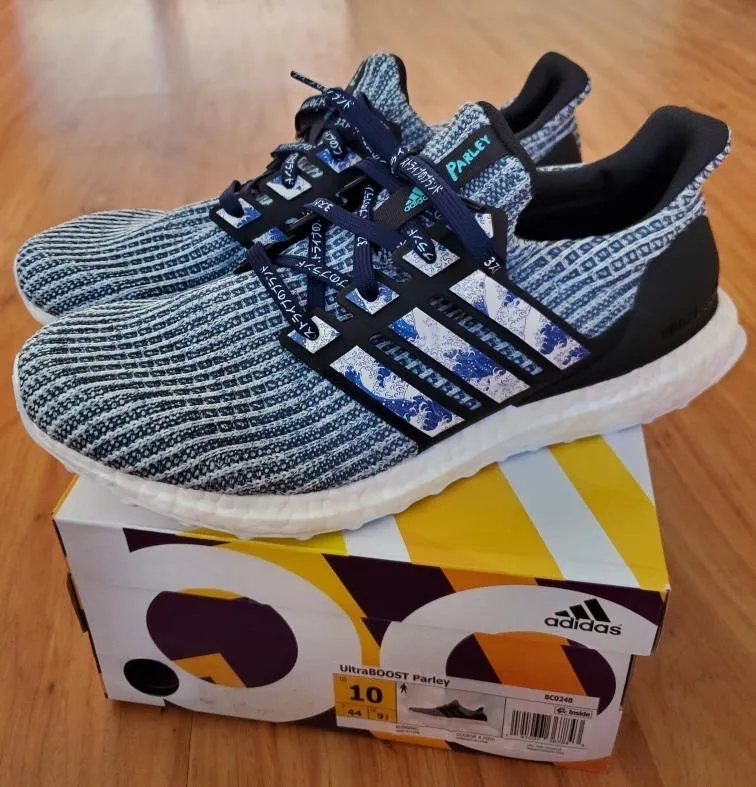 Crashing Waves Stripes for Ultra Boost Adidas Kaptir 3.0 Sneaker - Unisex Shoes