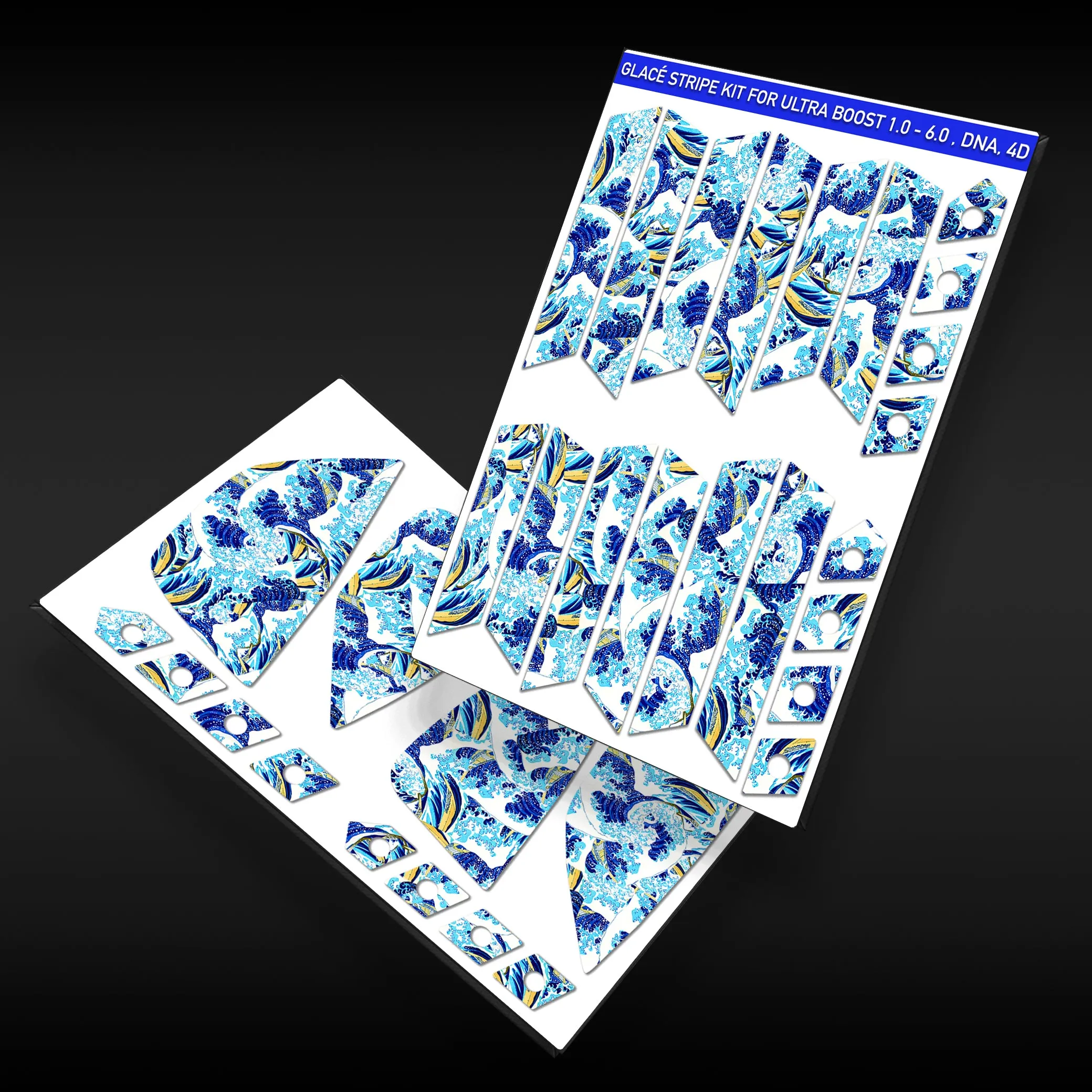 Crashing Waves Stripes for Ultra Boost Adidas 4wd Shoes