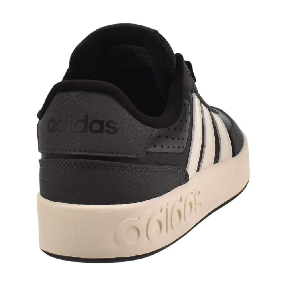Prince William Casual Shoes Adidas Breakbase J Big Kids' Shoes Core Black/Off White/Carbon jp9929