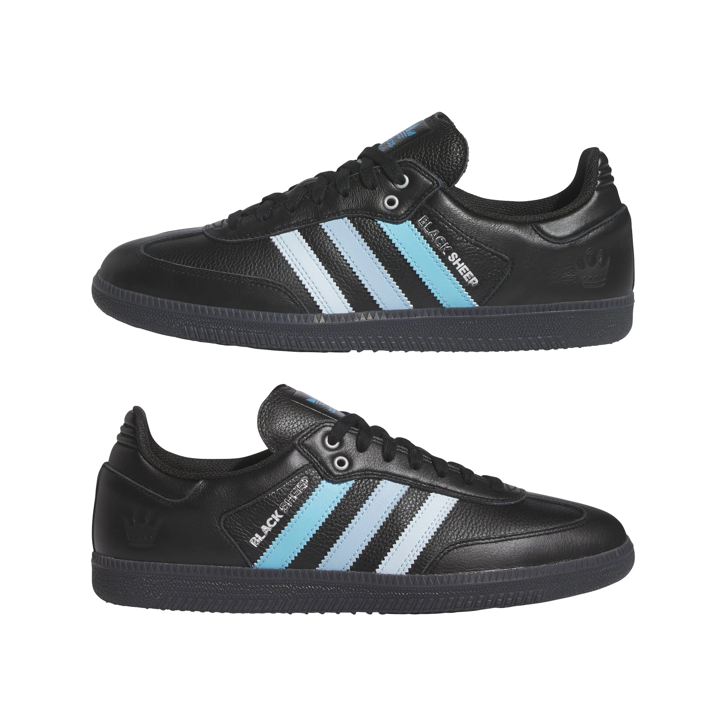 Adidas Charlotte FC x Black Sheep Samba ADV Shoes-Core Black/Cloud White/Ice Blue Adidas Terrex Hydro Lace Canyoneering Shoes