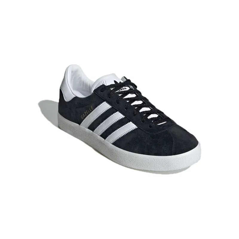 adidas - Gazelle 85 - Black/Cloud White - Unisex [IE2166] Adidas Full Black Shoes
