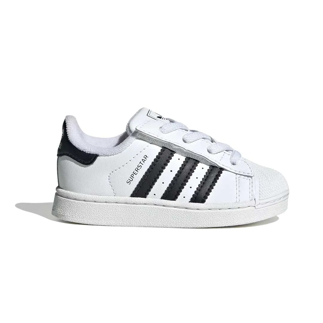 Adidas Fabela Field Hockey Shoes adidas - Kids' (Infant) Superstar II Elastic Lace Shoes (JH9984)