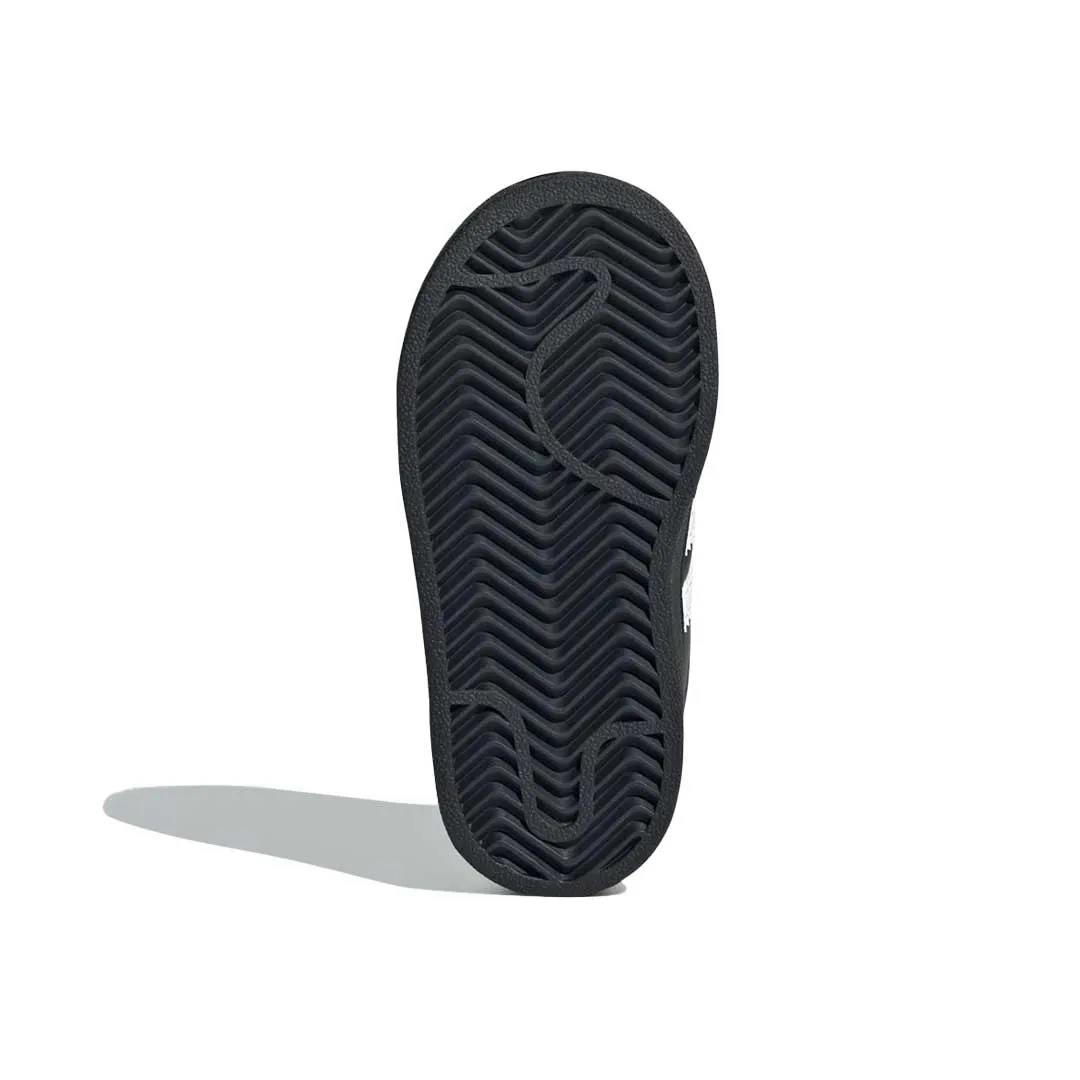 adidas - Kids' (Infant) Superstar II Elastic Lace Shoes (JH9985) Lightweight Adidas Basketball Shoes