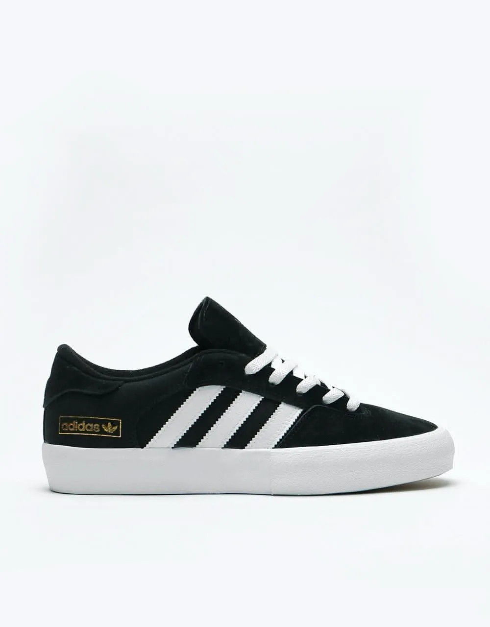 adidas Matchbreak Super Skate Shoes - Core Black/White/Gold Metallic Tyshawn Adidas Shoes