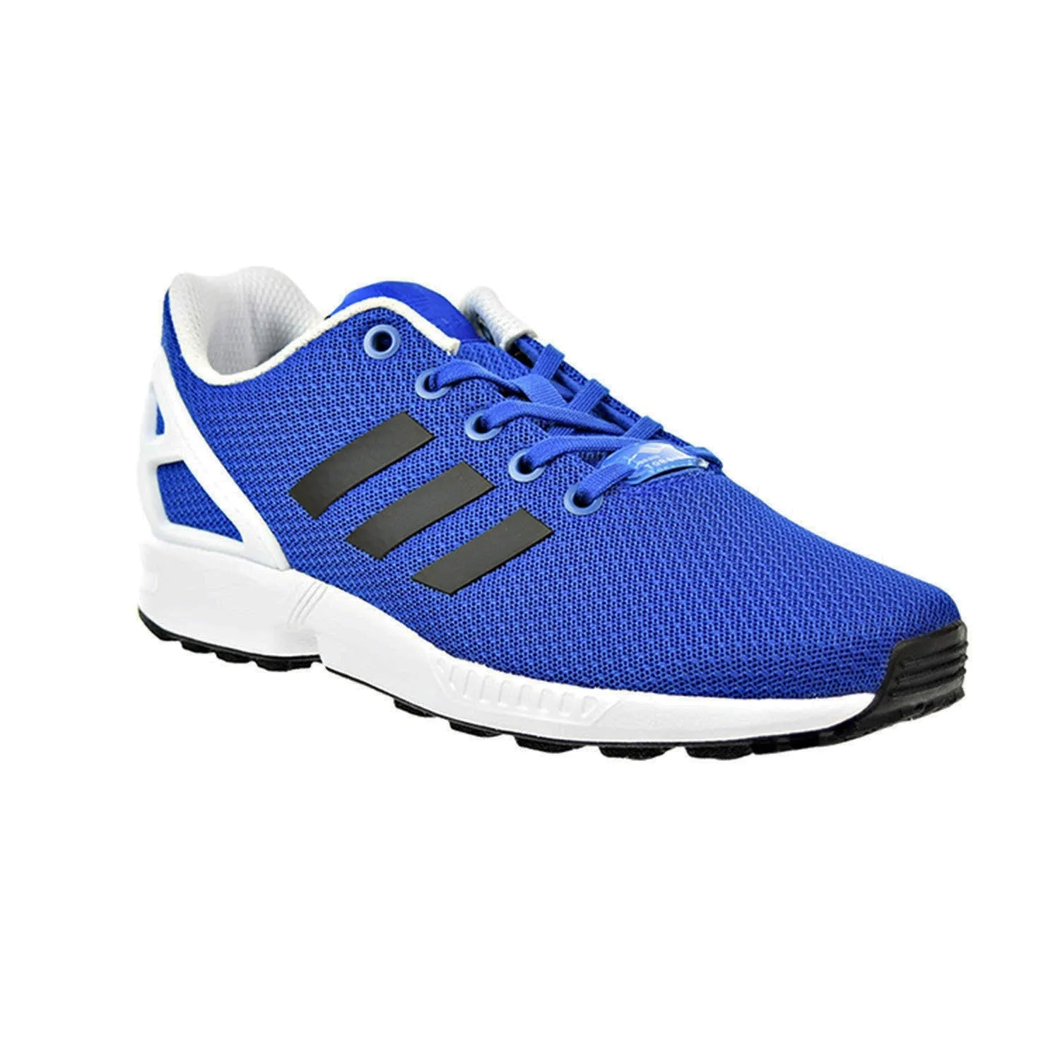 Running Shoes On Adidas Originals ZX Flux Big Kids Unisex Shoes Blue/Black/Footwear White