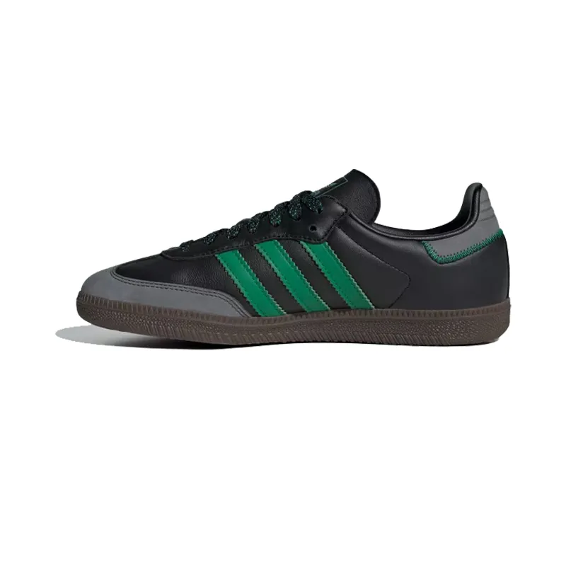 Adidas Budget Basketball Shoes adidas - Samba OG - Core Black/Green - Women's [IE6520]