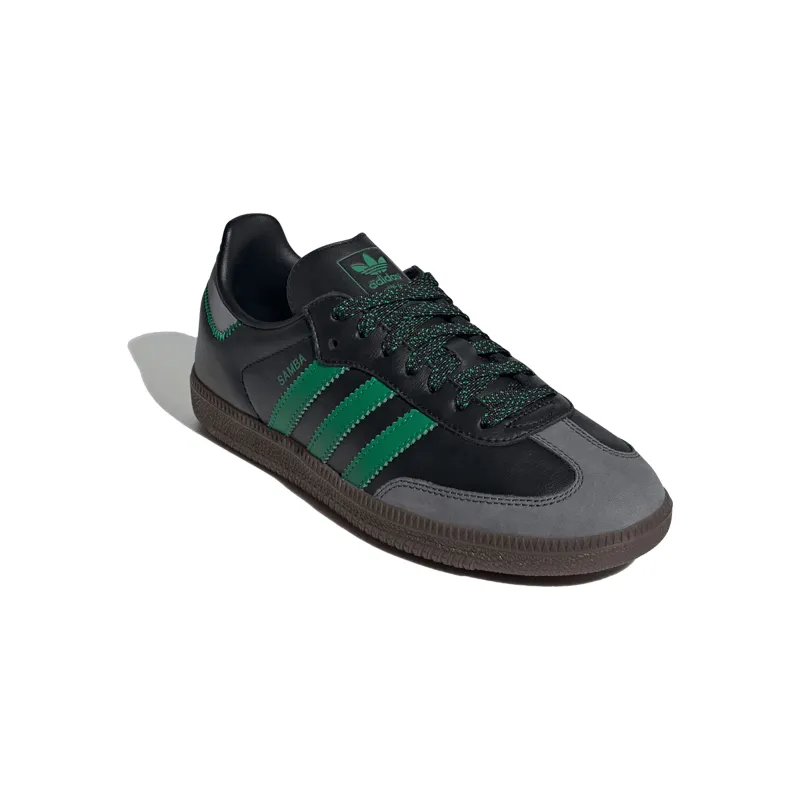adidas - Samba OG - Core Black/Green - Women's [IE6520] Adidas Harden Volume 8 Shoes