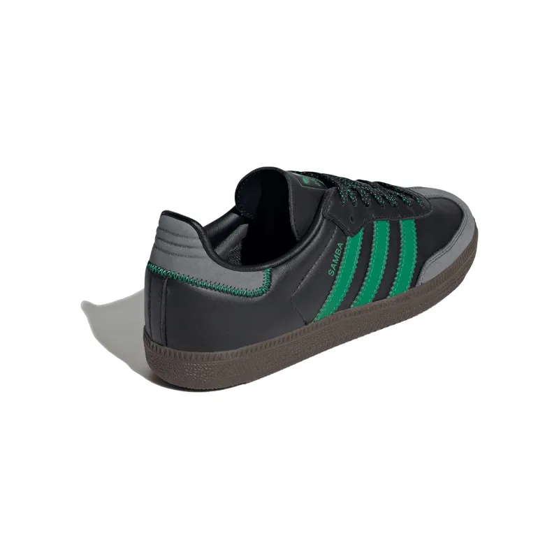 Adidas Tournament Shoes adidas - Samba OG - Core Black/Green - Women's [IE6520]