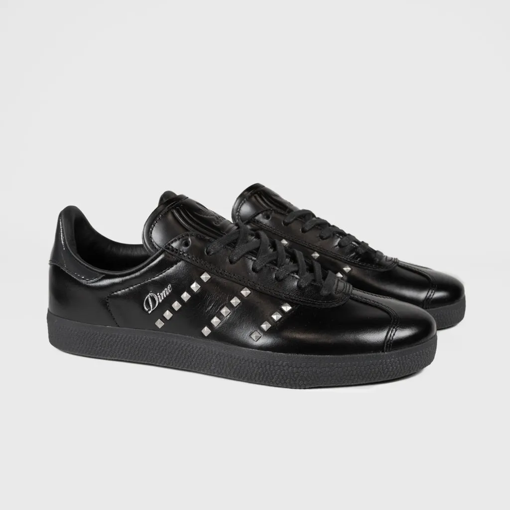 Adidas Skateboarding - Dime MTL x Gazelle ADV Shoes - Core Black / Silver Metallic / Carbon Olympic Adidas Shoes