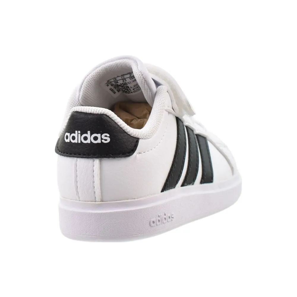 Adidas Nmd Tennis Shoes Adidas Streettalk EL I WIDE Toddlers' Strap Shoes White/Black jq6145-W