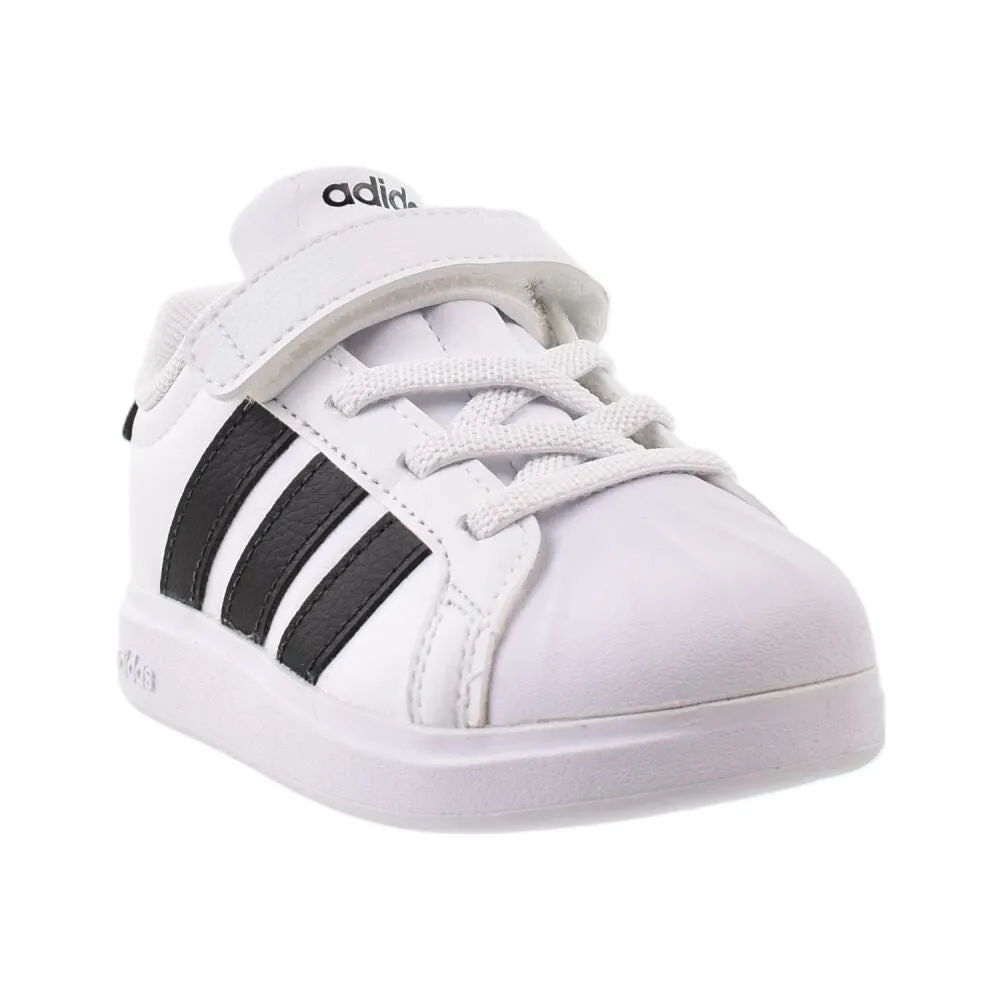 Shoes Shoes Adidas Adidas Streettalk EL I WIDE Toddlers' Strap Shoes White/Black jq6145-W