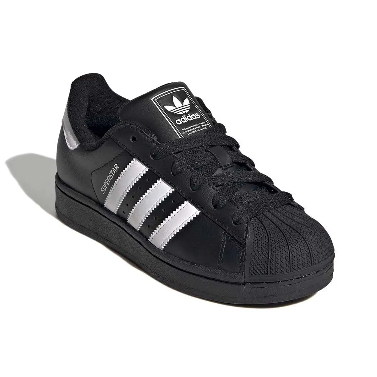 Adidas Superstar II 'Black White' Big Kids' Shoes Light Basketball Sneakers