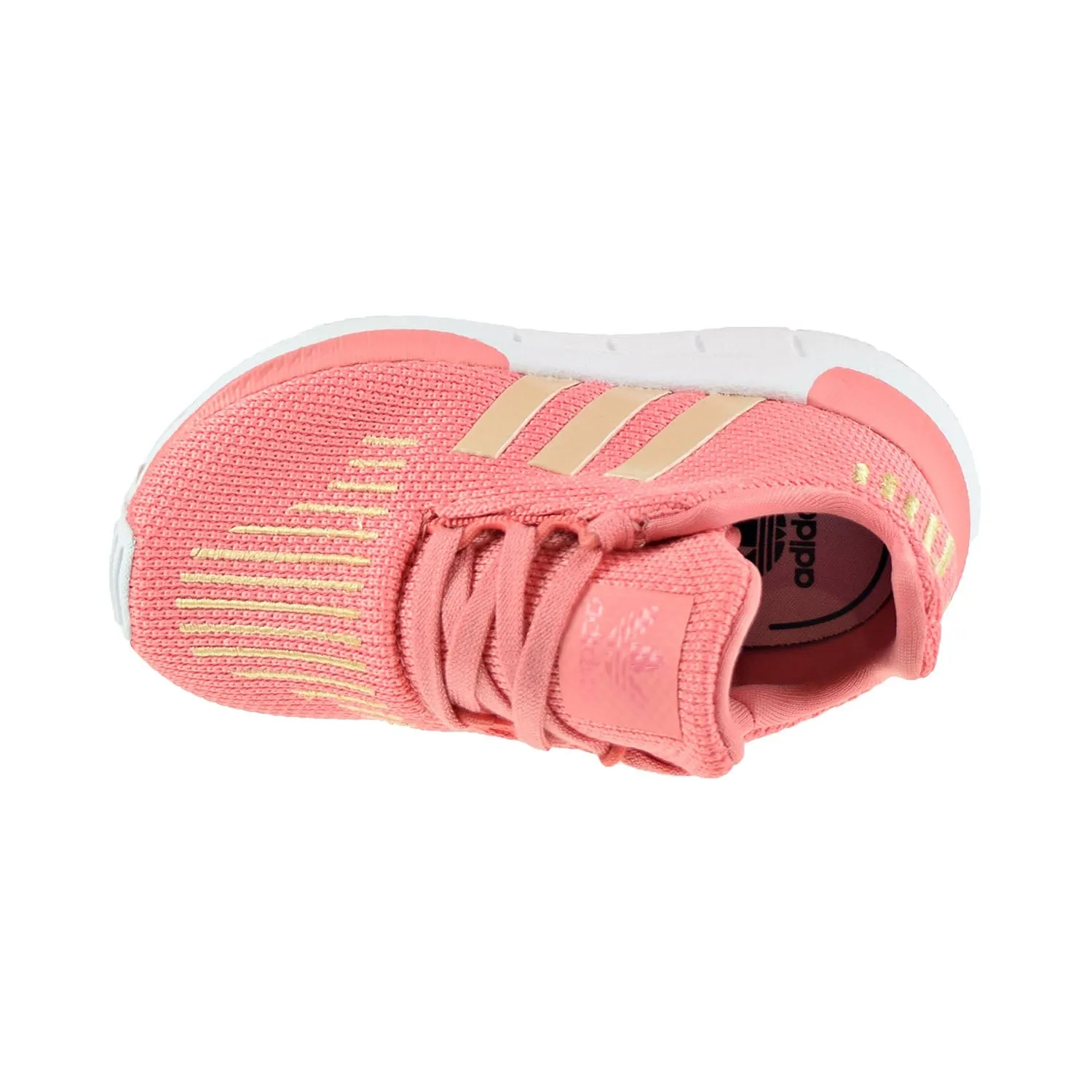 Adidas Swift Run I Toddler Shoes Tactile Rose/Copper Metalic/Core Black Best Value Running Shoes