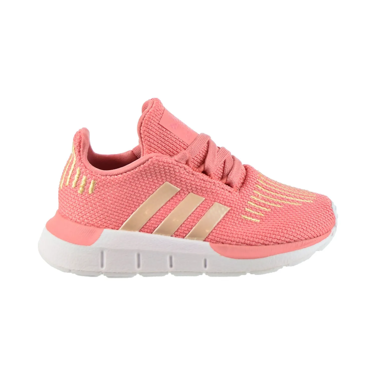 Adidas Swift Run I Toddler Shoes Tactile Rose/Copper Metalic/Core Black Best Running Shoes Wide Feet