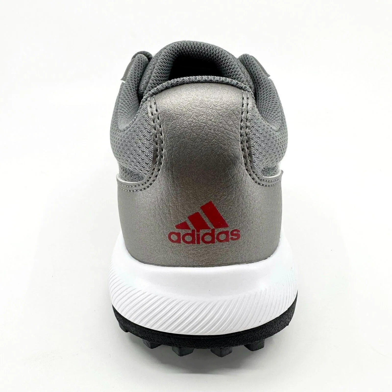 Adidas Tech Response 2.0 Gray Silver Metallic Mens Spike Golf Shoes EE9123 Adidas By Jeremy Scott Shoes