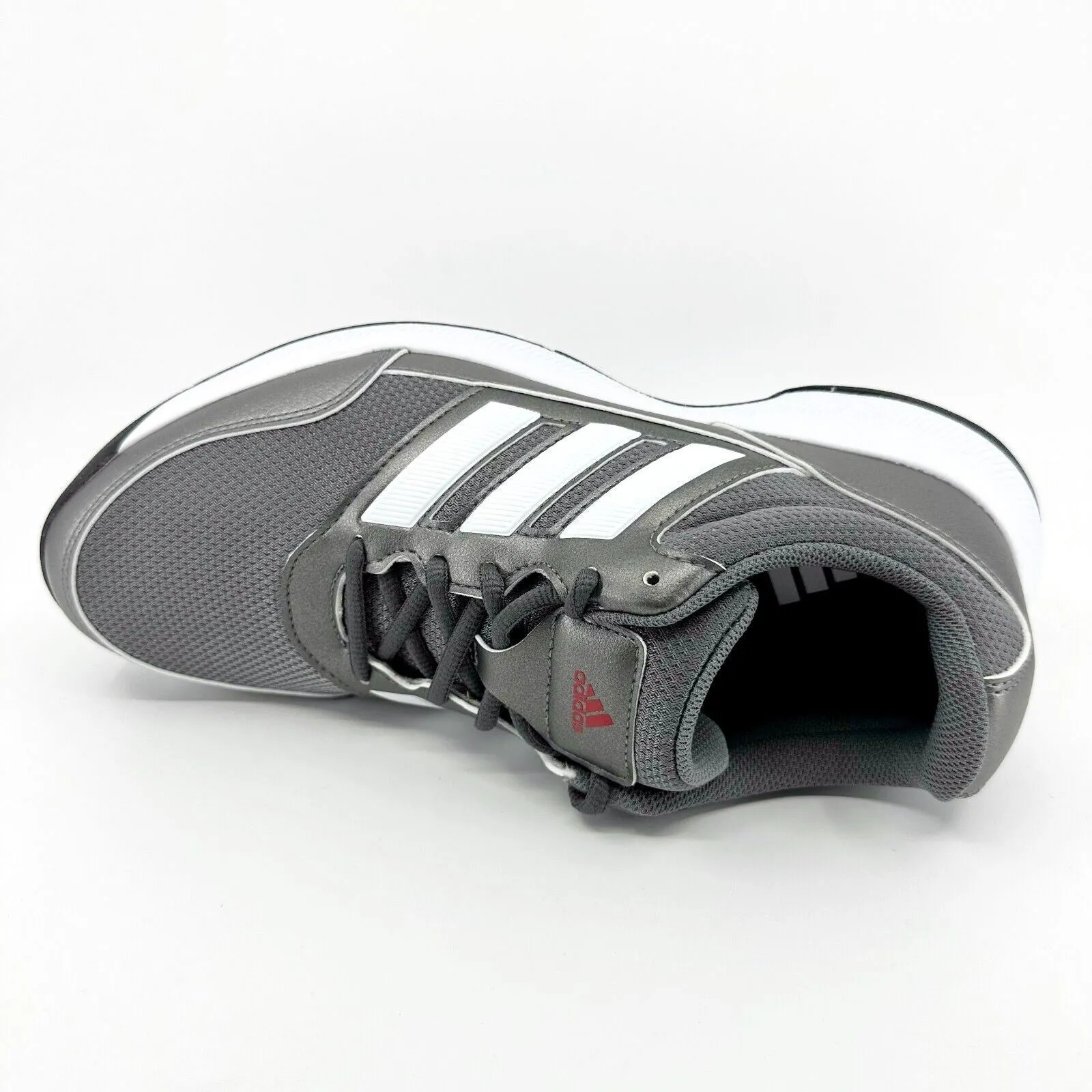 Adidas Tech Response 2.0 Gray Silver Metallic Mens Spike Golf Shoes EE9123 Adidas Anthony Edwards 1 Low Basketball Shoes