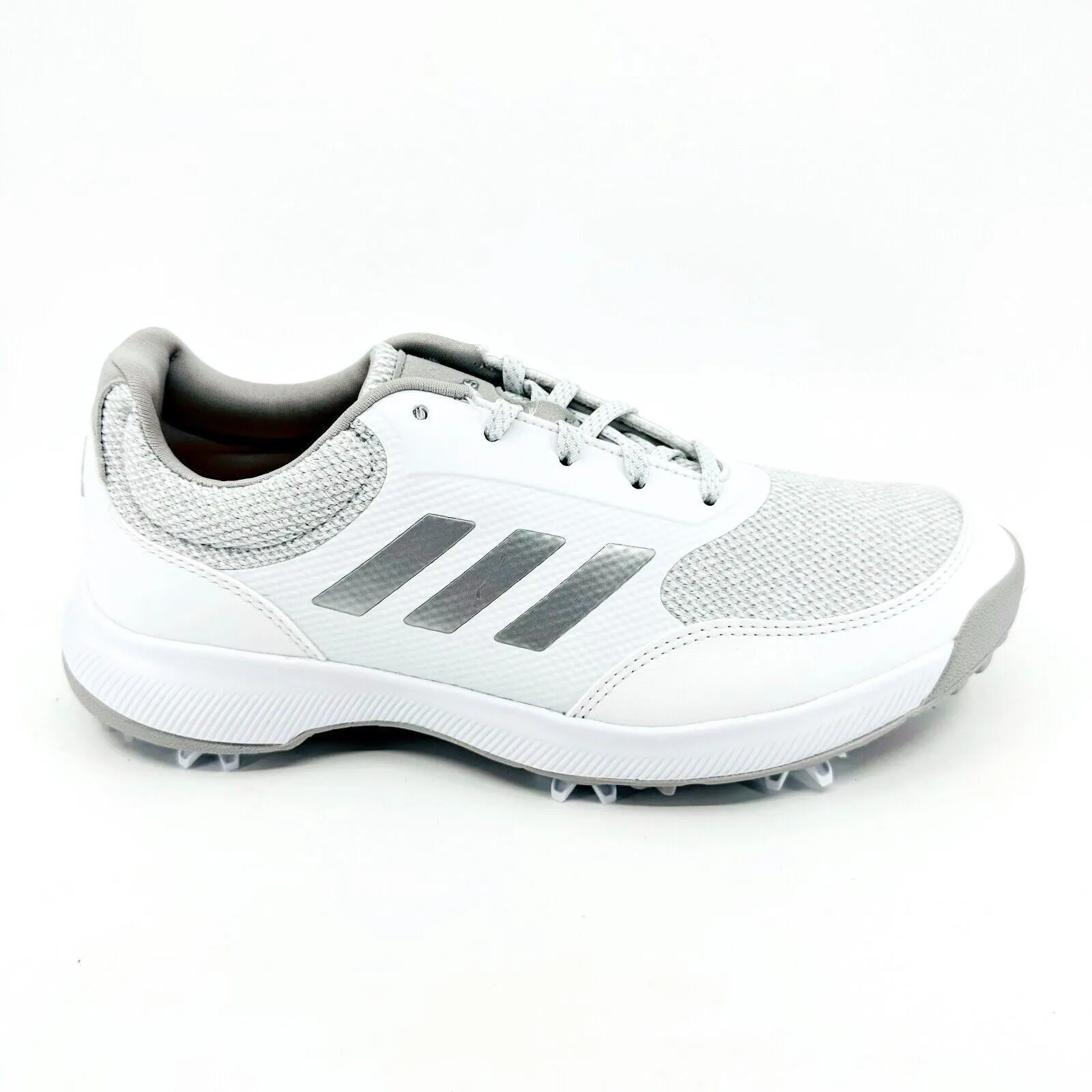 Adidas Tech Response 2.0 White Silver Womens Size 7.5 Spike Golf Shoes FW6321 Adidas Run Falcon 3.0 Shoe
