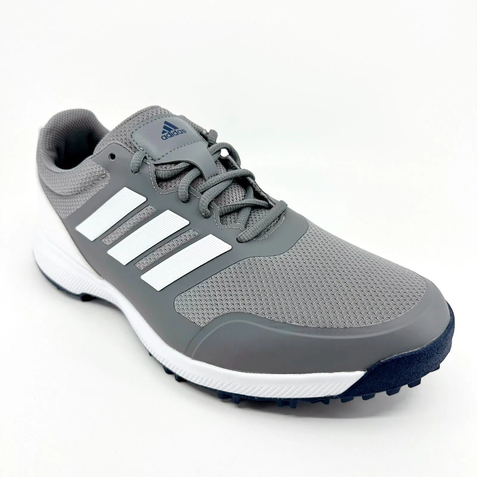 Adidas Tech Response SL Grey White Mens Wide Width Spikeless Golf Shoes EG5295 Adidas Originals Sl Rs Casual Shoes