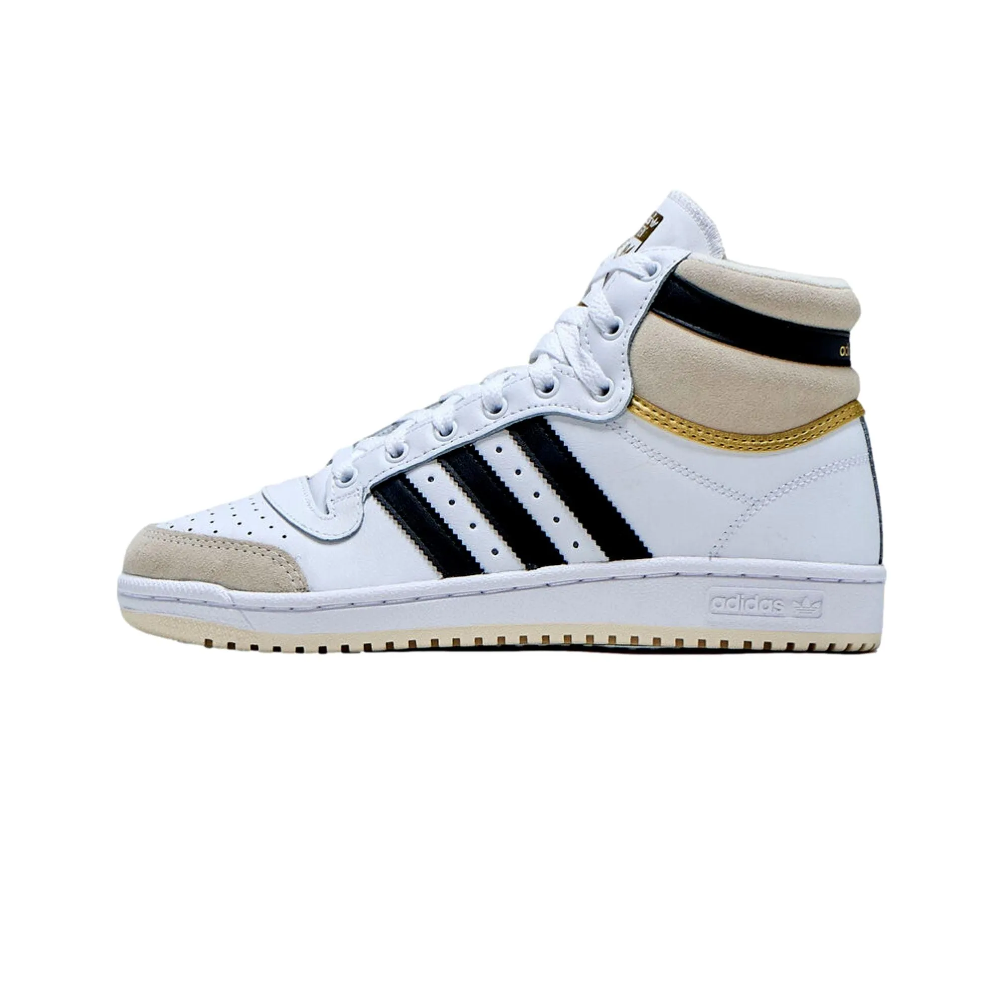 Adidas Shoes Soccer Indoor Adidas Top Ten Footwear White / Chalk White / Core Black  H00281 Grade-School