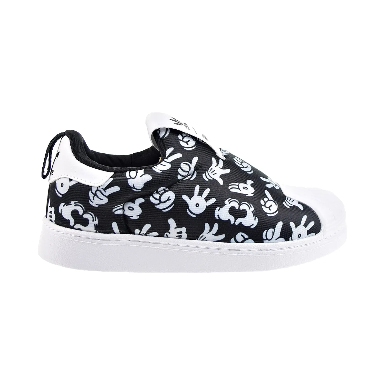 Adidas x Disney Superstar 360 Little Kids' Shoes Core Black/Cloud White Adidas Reconstructed Shoes
