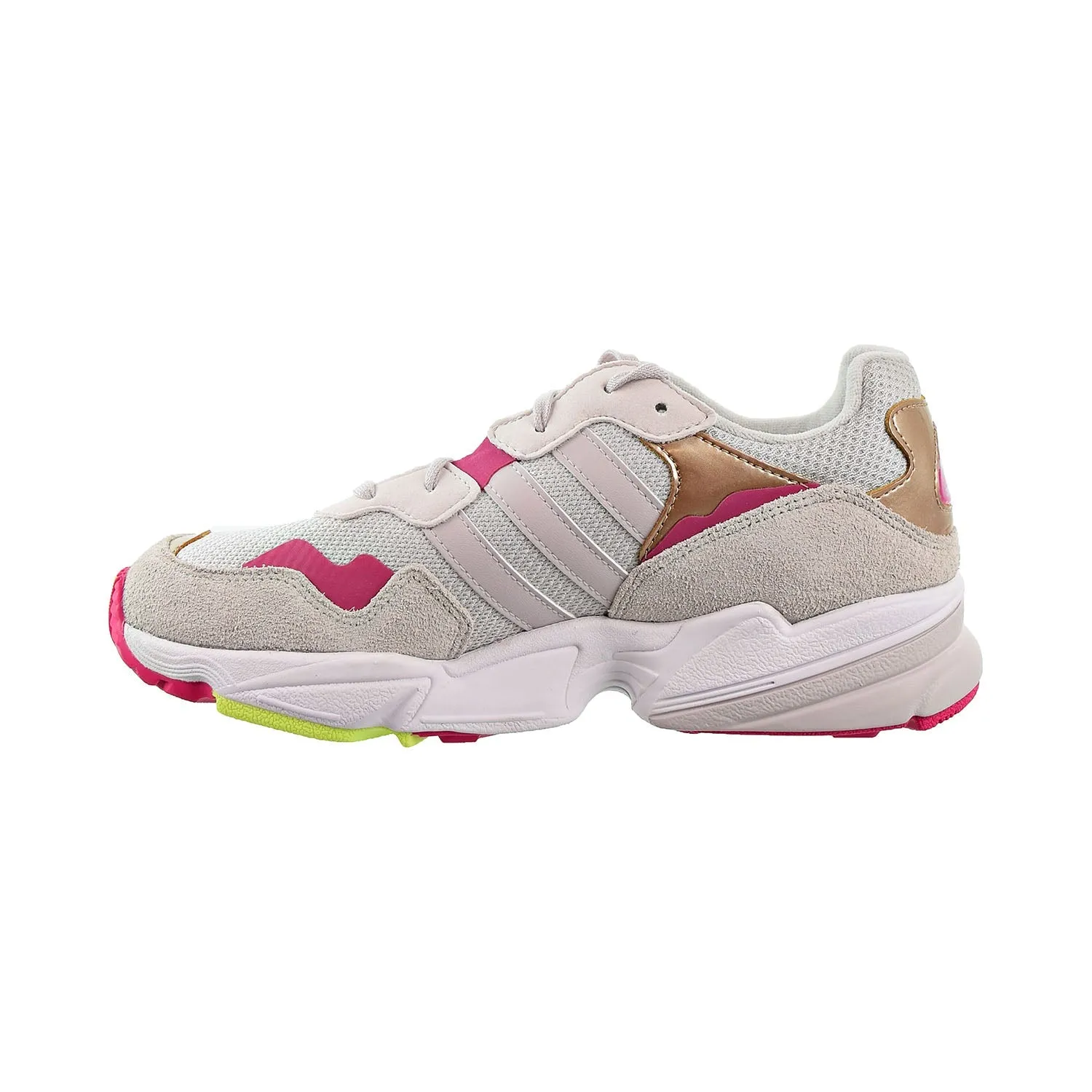 Adidas Yung-96 Big Kids Shoes Grey/Orchid Tint/Cloud White Best Running Shoes Big