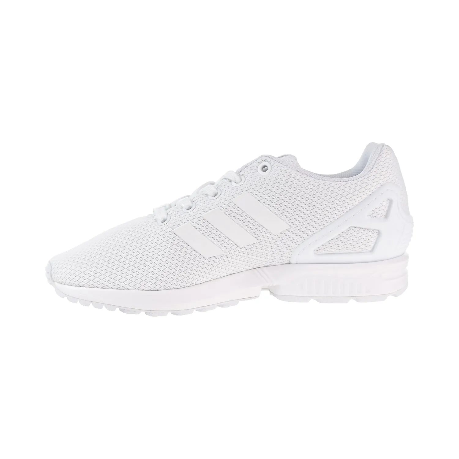 Running Shoe Gaiters Adidas ZX Flux Big Kids' Shoes Footwear White/Footwear White