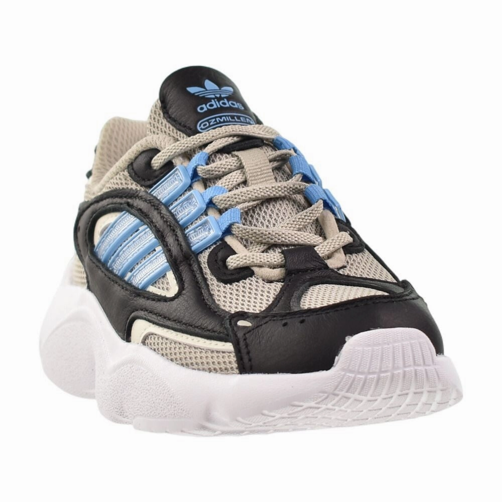 Adidas Ozmillen EL C Little Kids' Shoes Putty Grey/Semi Blue if4452 Adidas Width Shoes
