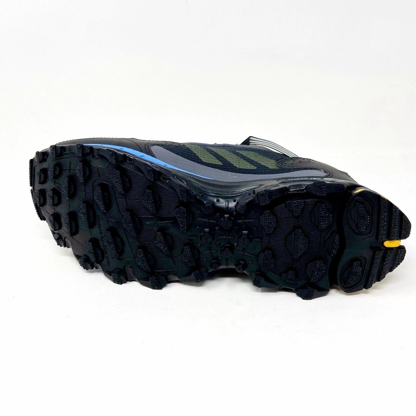 Hiking Shoes Mid Or Low Adidas Reponse Hoverturf GF6100A Black Blue Gold Mens Hiking Sneakers FW0988