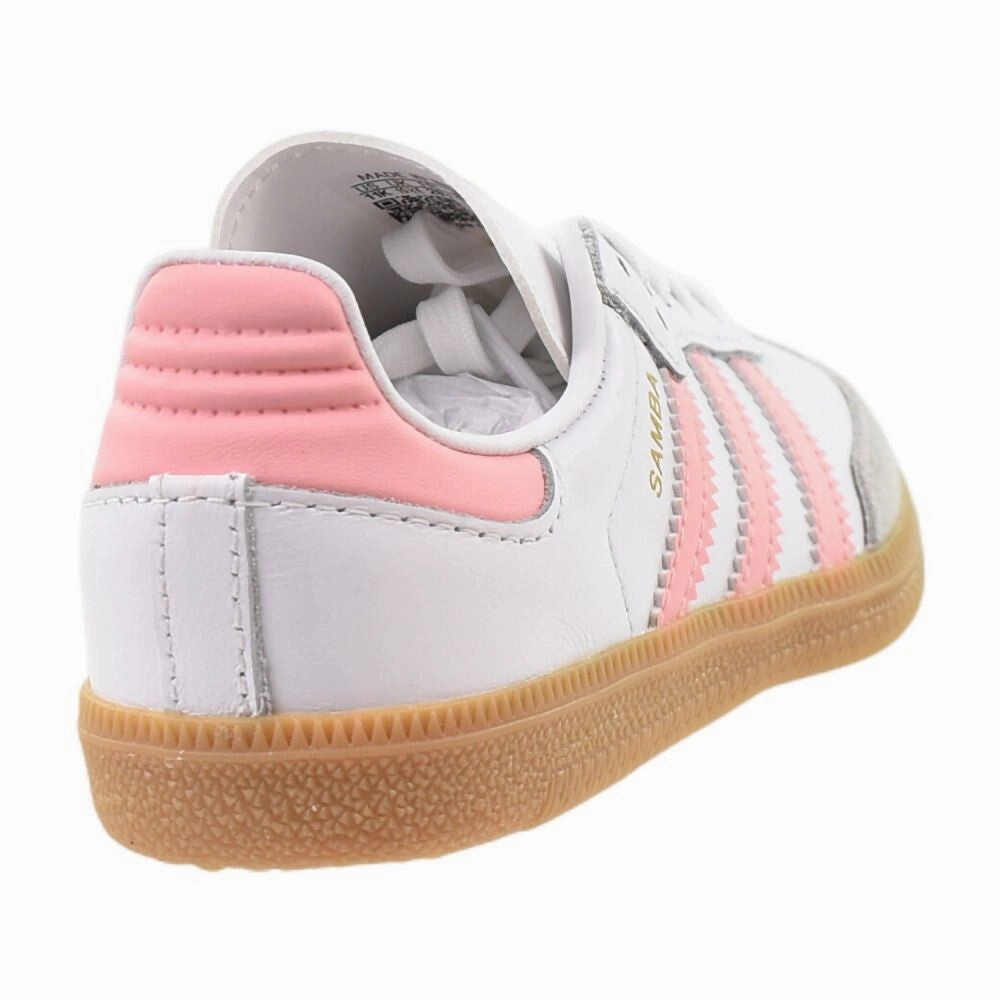 Adidas Shoes For Basketball Adidas Samba OG Little Kids' Shoes Cloud White/Semi Pink Spark jp5484