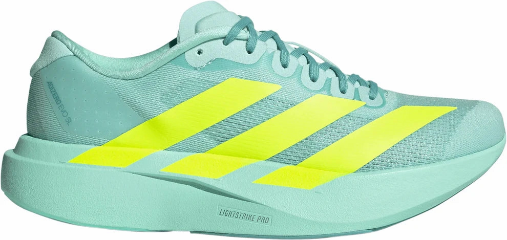 Shoe Stores Birch Run Mi Adidas Women's Adizero Evo SL (Teal/Yellow)