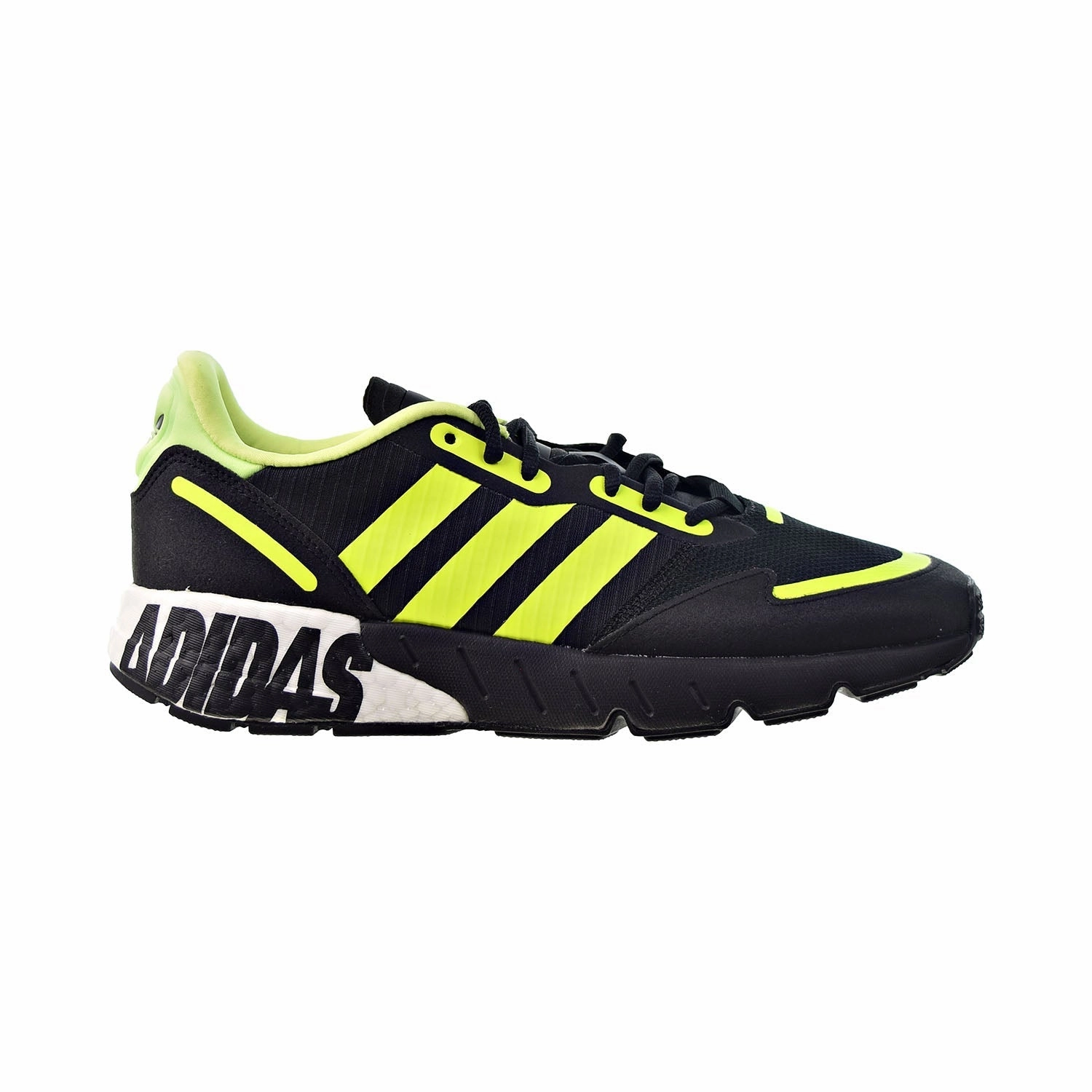 Adidas Hvc Wrestling Shoes Adidas ZX 1K Boost Men's Shoes Core Black-Solar Yellow-Matte Silver