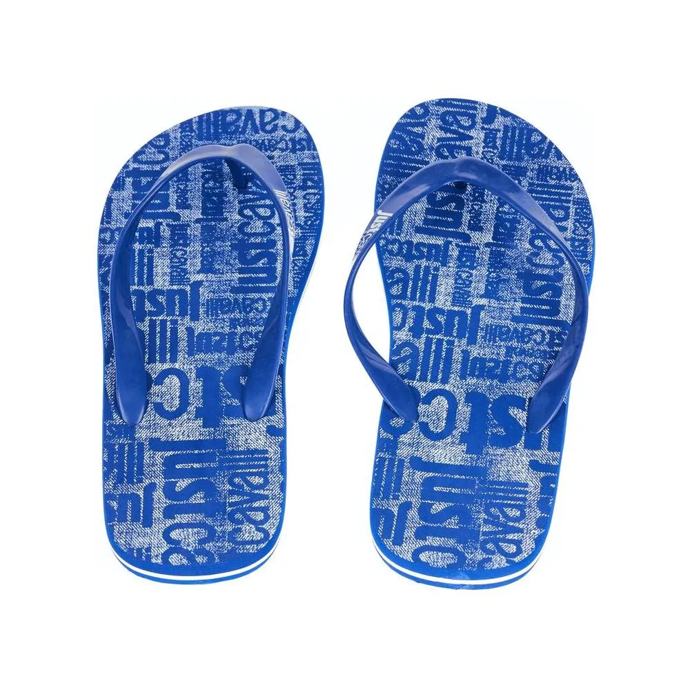 Just Cavalli Light Blue EVA Men Sandal Sandals Over Water Bungalow