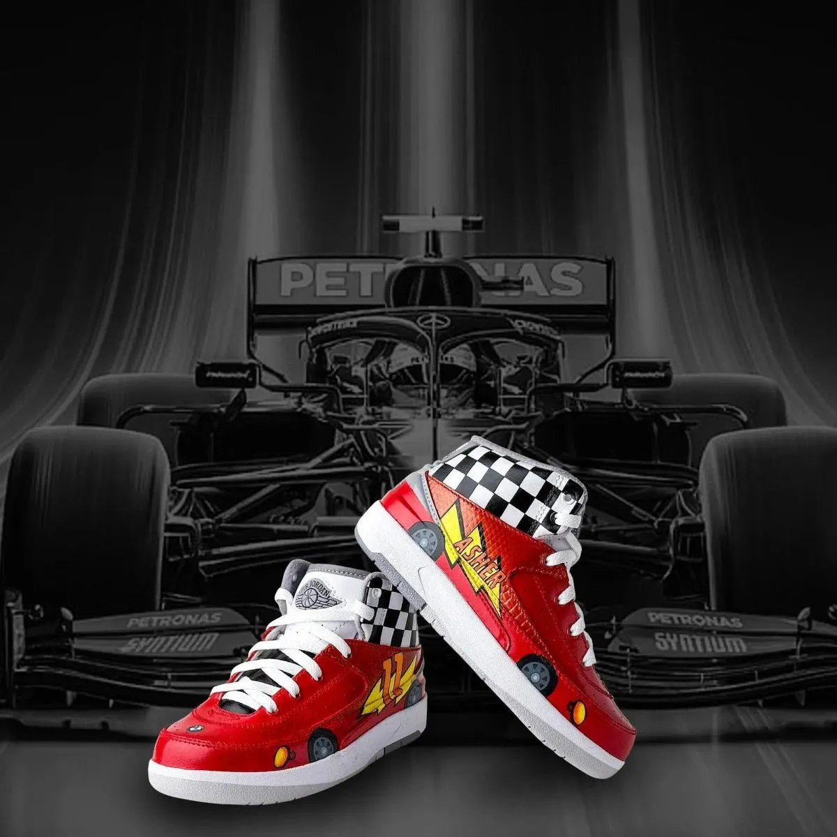 Fringe Sneakers AF1 x Cars Edition