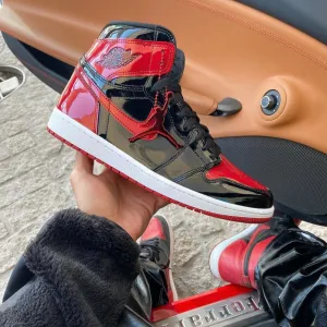 Air Jordan 1 Retro High OG 'Patent Bred Asics Venture 5 Trail Running Shoes