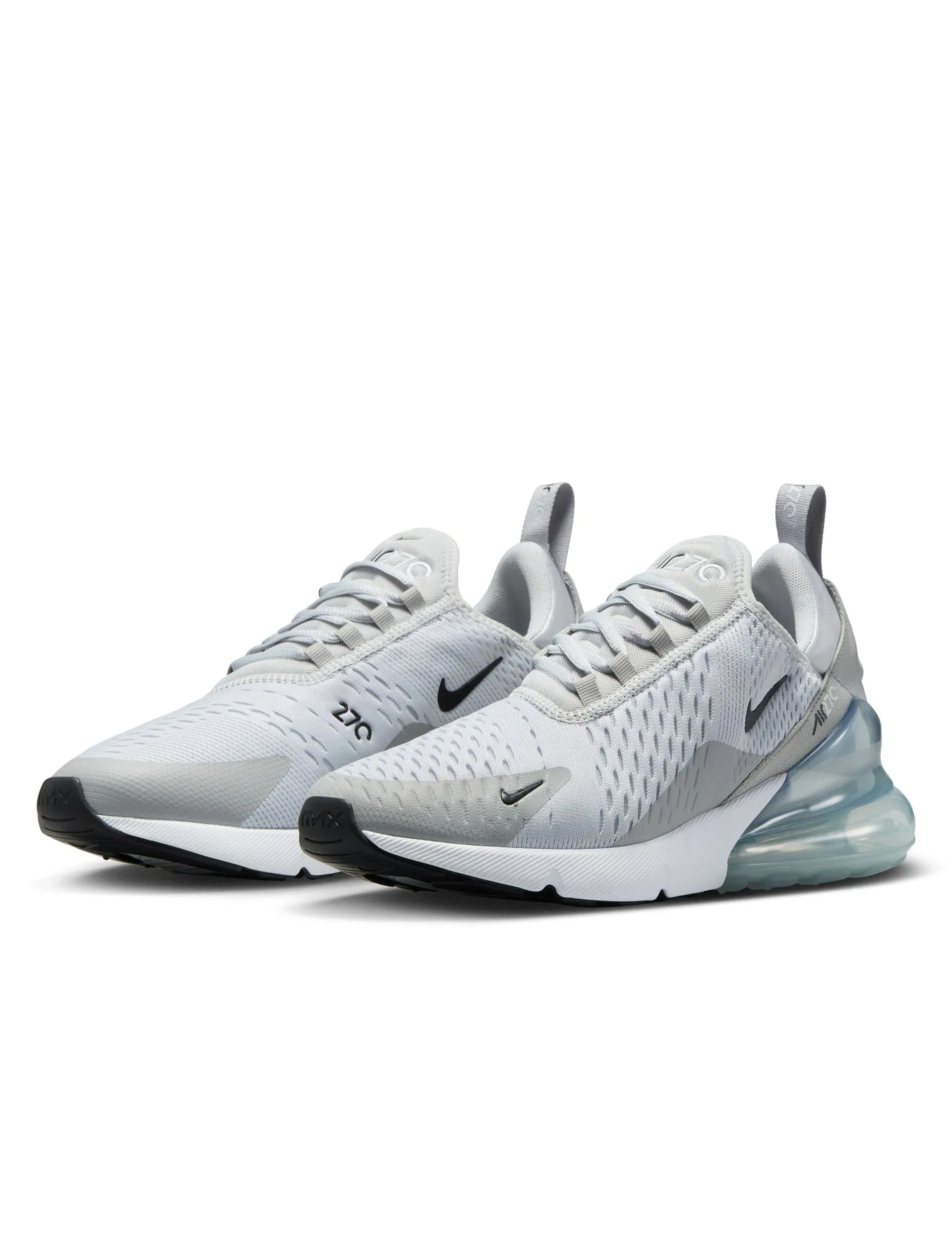 Air Max 270 Shoes - Pure Platinum/Black/Light Smoke Grey Asics Gt 2000 Shoes