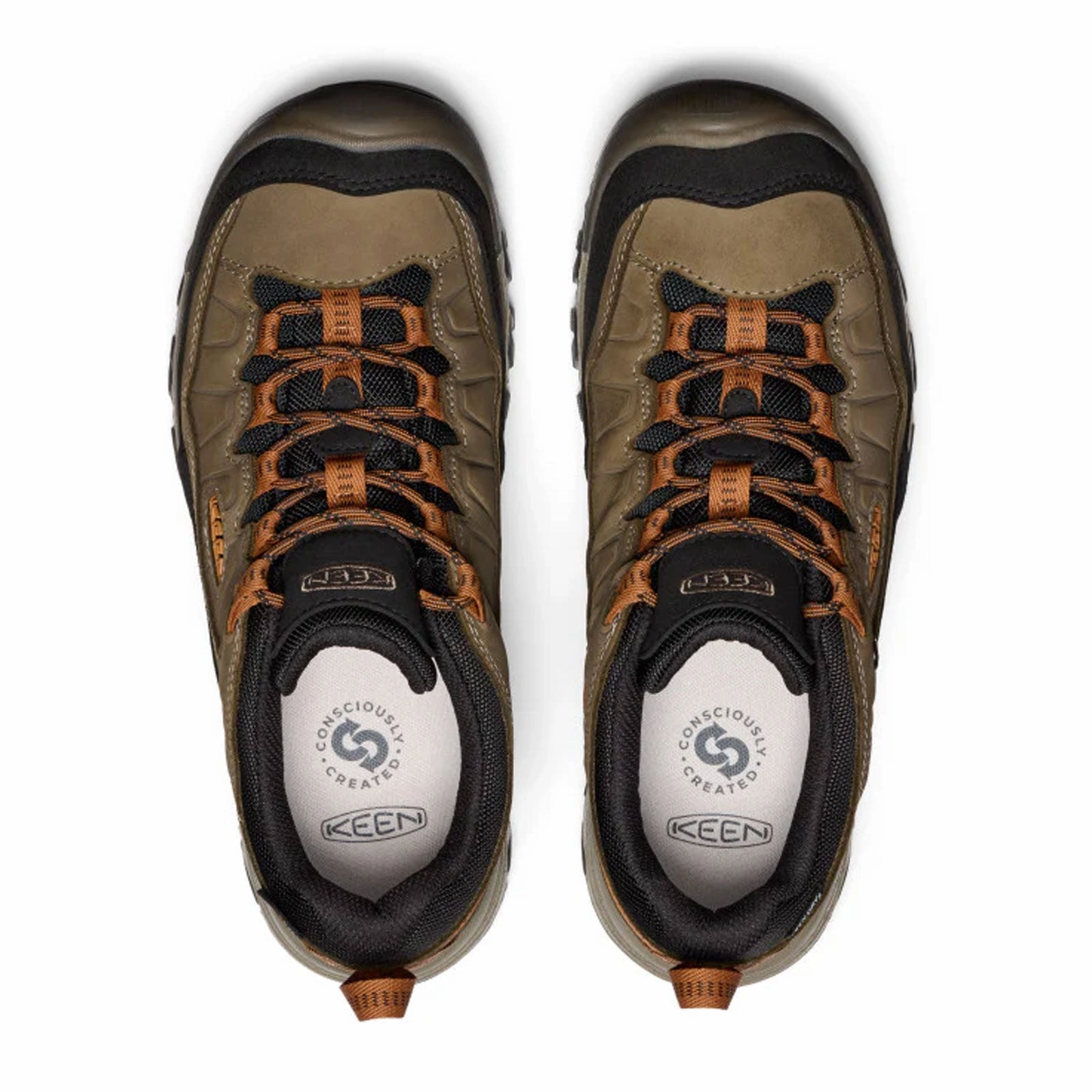 Keen Targhee IV Waterproof Hiking Shoe (Men) - Sea Turtle/Roasted Pecan Low Vs Mid Hiking Shoes