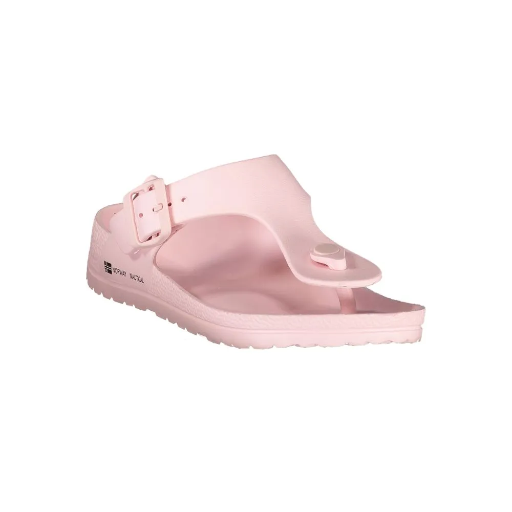 Norway 1963 Pink Plastic Women Sandal Shoes With High Arch Support For Flat Feet