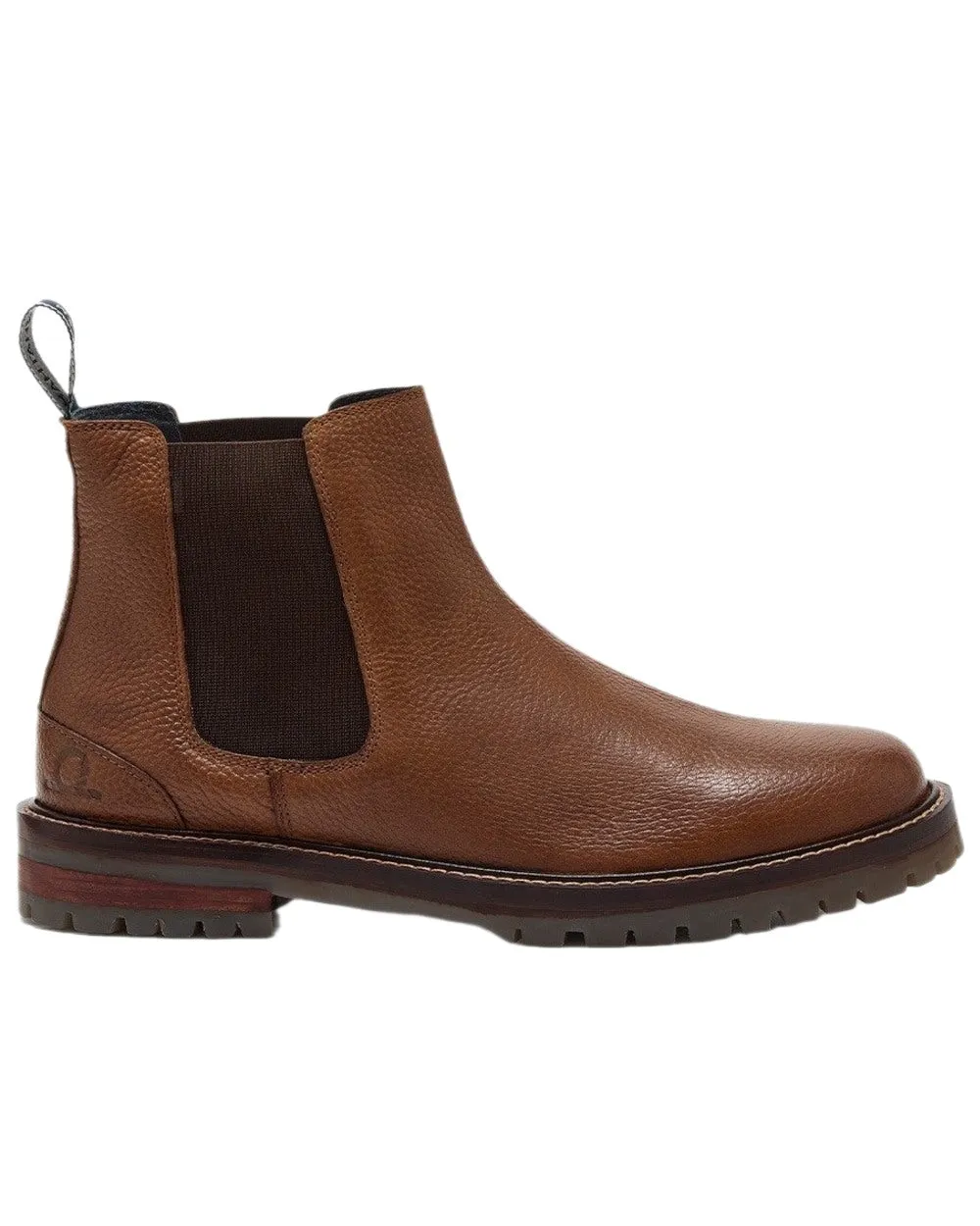 Chatham Mens Findhorn Classic Leather Chelsea Boots Wide Cowboy Boots