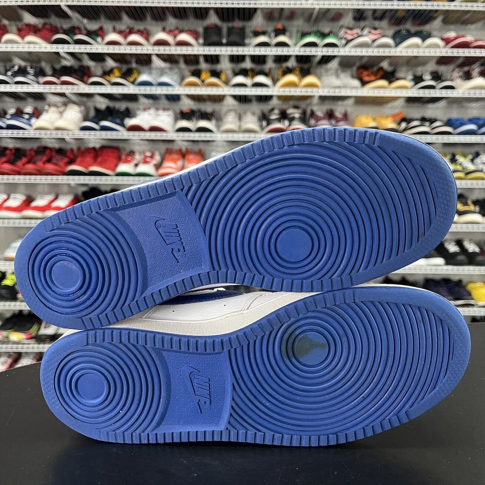 Carbon Asics Nike Court Vision Low Game Royal CD5463-103 Men's Size 9.5