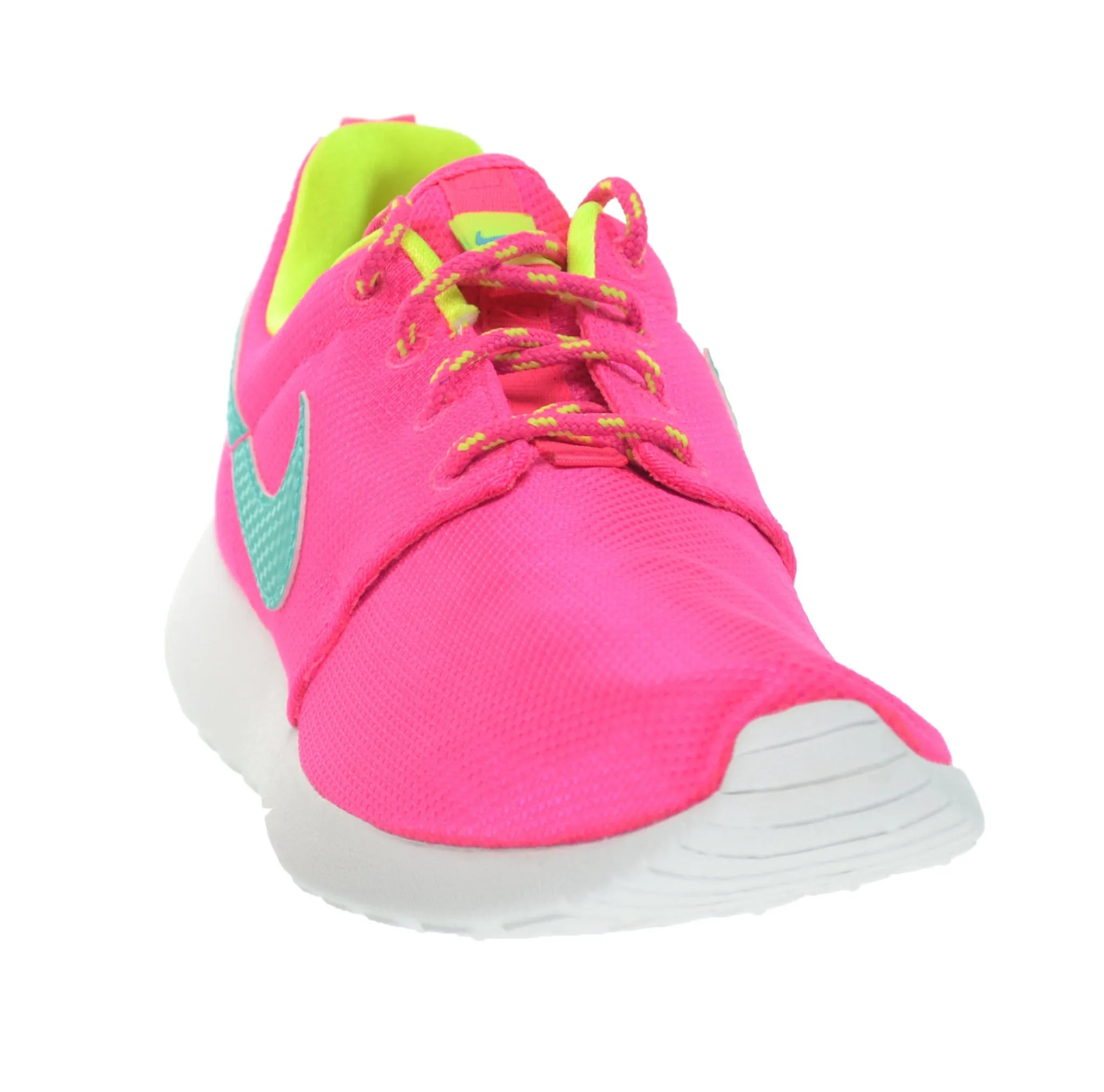 Running Shoes Sport Nike Rosherun Big Kids Shoes Hyper Pink/Jade-Volt-White/Blue